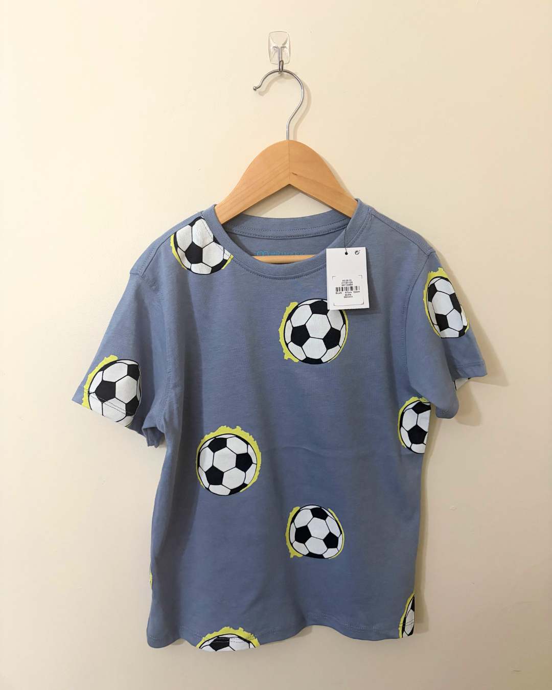Pre Loved Boy Primark Football T-shirt